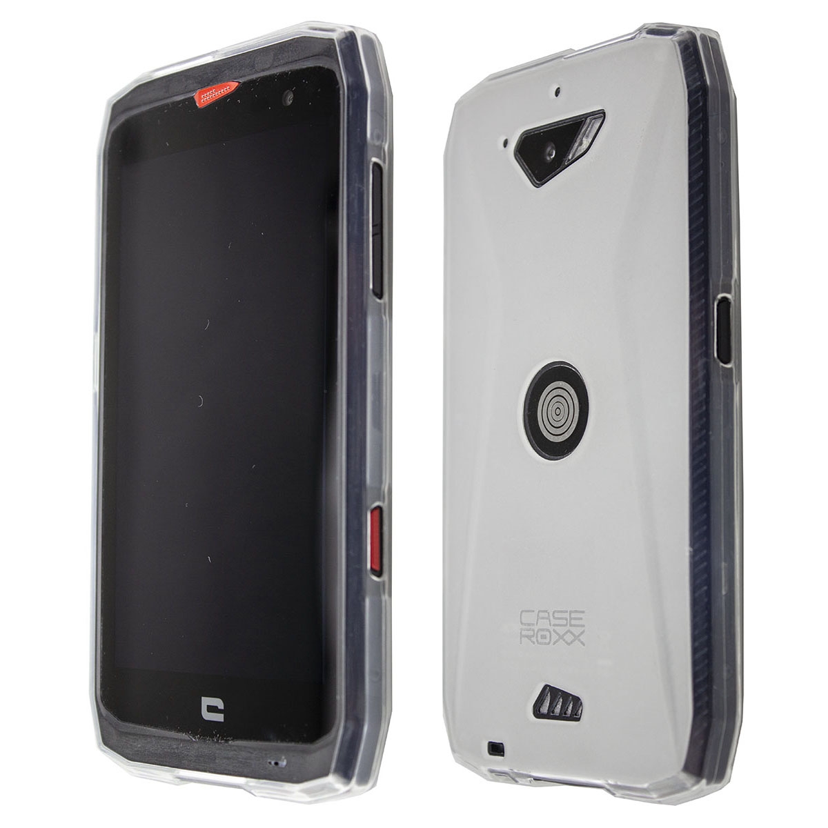 caseroxx TPU-Case for Crosscall Action-X3 in clear + Screen Protector